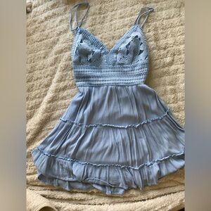 Blue Babydoll Dress